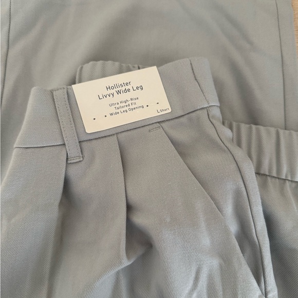 Hollister Gray Livvy Wide Leg Trousers - Picture 1 of 3
